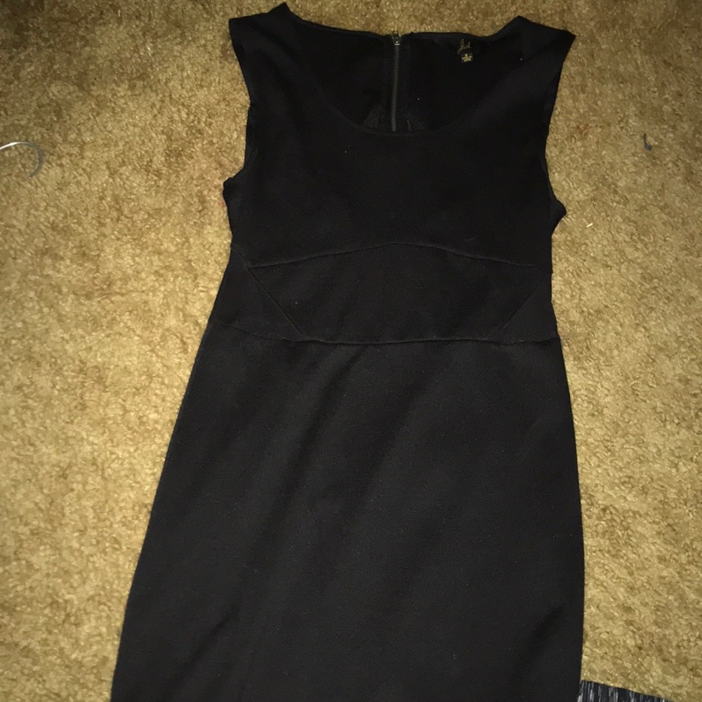 Black tight fit dress